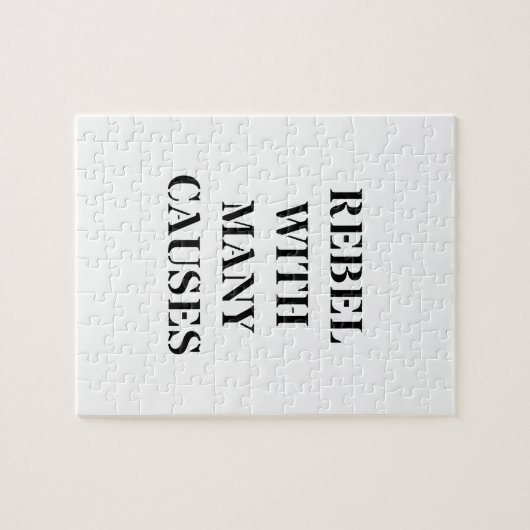 多くの原因で反逆する ジグソーパズル (横)