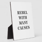 多くの原因で反逆する フォトプラーク (側面)