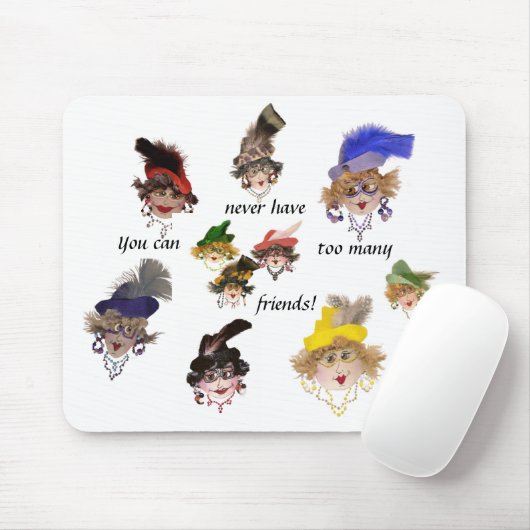 多くの友人は決してあまりにも多くのマウスパッドを持つことができない マウスパッド (マウス)
