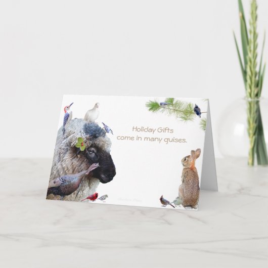 多くの口で来休日のギフト:ハッピーホリデー シーズンカード (正面)