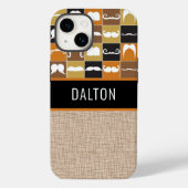 多くの口ひげ電話ケース Case-Mate iPhoneケース (裏面)