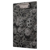 多くの古い錆ついた金属のギアか機械部品 クリップボード (左)