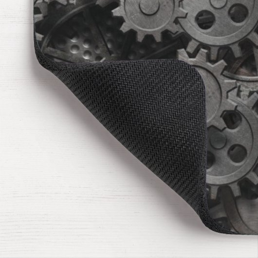 多くの古い錆ついた金属のギアか機械部品 マウスパッド (コーナー)