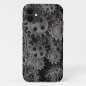 多くの古い錆ついた金属のギアか機械部品 Case-Mate iPhoneケース (裏面)