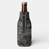 多くの古い錆びた金属ギアまたは機械部品 ボトルクーラー (ボトル裏面)