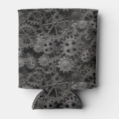 多くの古い錆びた金属ギアまたは機械部品 缶クーラー (正面)