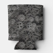 多くの古い錆びた金属ギアまたは機械部品 缶クーラー (裏面)