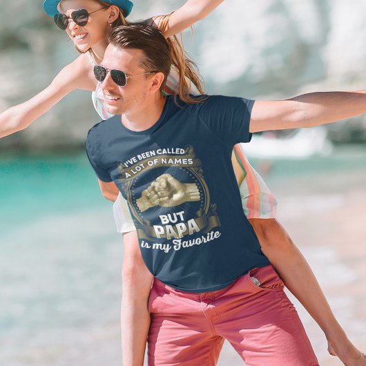 多くの名前で呼ばれているがパパは私お気に入りの Tシャツ