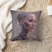 多くの回路を持つサイボーグ クッション (ブランケット)