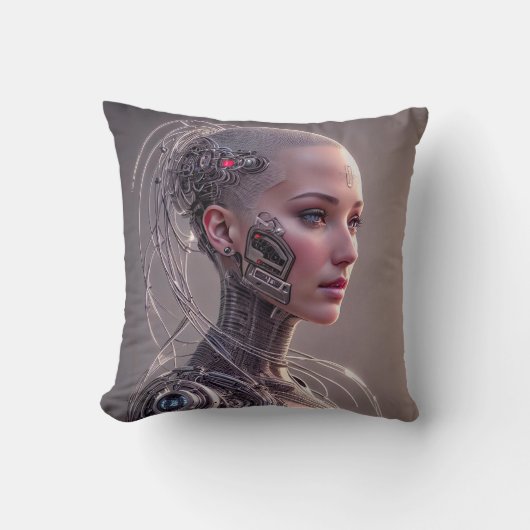 多くの回路を持つサイボーグ クッション (正面)