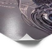 多くの回路を持つサイボーグ フォトプリント            (角)