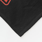 多くの場所でパニック。ディスコだけではない フリースブランケット (角)