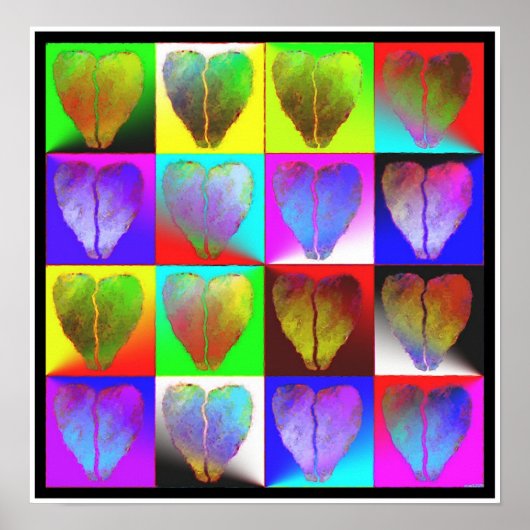 多くの壊れたハート ポスター (正面)