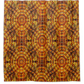 多くの太陽…... シャワーカーテン (正面)