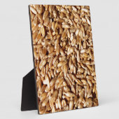 多くの小さな生鮮の小麦のパターン フォトプラーク (側面)