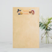 多くの巡礼感謝してい者と先住民は共に感謝する 便箋 (スタンド正面)