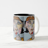 多くの帽子の一つ ツートーンマグカップ (正面右)