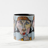 多くの帽子の一つ ツートーンマグカップ (中央)