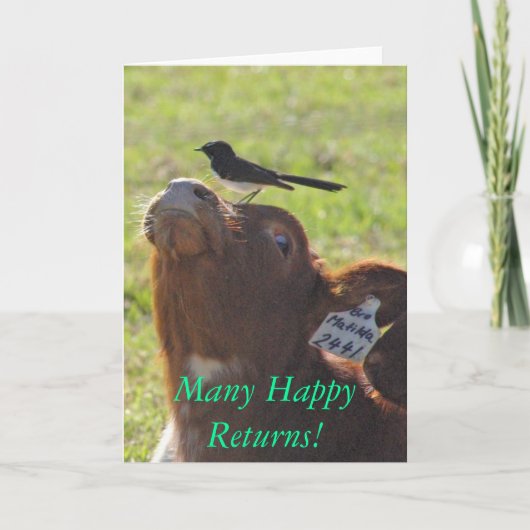 多くの幸せなリターン! カード (正面)