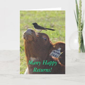 多くの幸せなリターン! カード