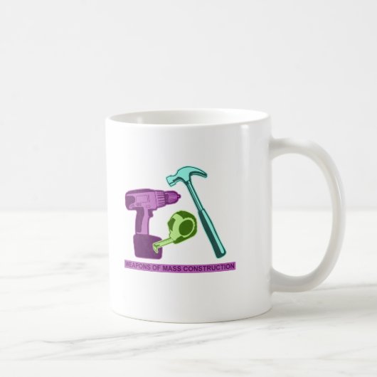 多くの建築の武器 コーヒーマグカップ (右)