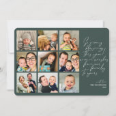 多くの恵みが年次レビュー、フォトコラージュ・グリーン シーズンカード (正面)