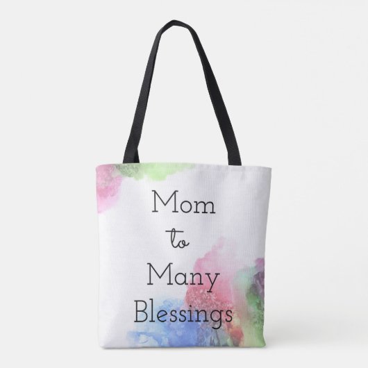 多くの恵みへのお母さん トートバッグ (裏面)