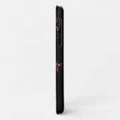 多くの愛と赤い黄色のハートフラクタルアート名 Case-Mate iPhoneケース (裏面/左)