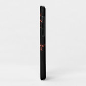 多くの愛と赤い黄色のハートフラクタルアート名 Case-Mate iPhoneケース (裏面/左)