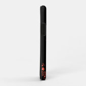 多くの愛と赤い黄色のハートフラクタルアート名 Case-Mate iPhoneケース (裏面/右)