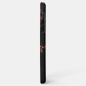 多くの愛と赤い黄色のハートフラクタルアート名 Case-Mate iPhoneケース (裏面/左)