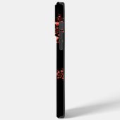 多くの愛と赤い黄色のハートフラクタルアート名 Case-Mate iPhoneケース (裏面 / 左)