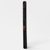 多くの愛と赤い黄色のハートフラクタルアート名 Case-Mate iPhoneケース (裏面/左)