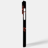 多くの愛と赤い黄色のハートフラクタルアート名 Case-Mate iPhoneケース (裏面 / 左)