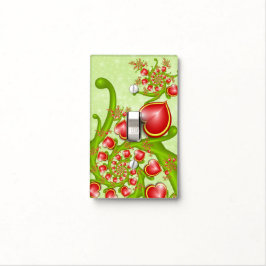 多くの愛と赤い黄色のハートフラクタルアート