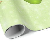 多くの愛と赤い黄色のハートフラクタルアート ラッピングペーパー (ロールコーナー)