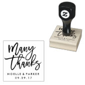 多くの感謝していウェディングスタンプ ラバースタンプ (押印)