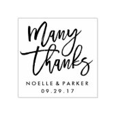 多くの感謝していウェディングスタンプ ラバースタンプ (インプリント)