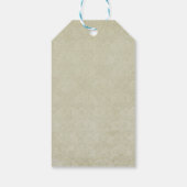 多くの感謝してい巡礼と先住民の感謝祭 ギフトタグ (裏面)