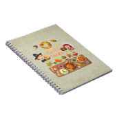 多くの感謝してい巡礼と先住民の感謝祭 ノートブック (右側)