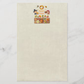 多くの感謝してい巡礼と先住民の感謝祭 便箋 (正面)