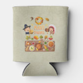 多くの感謝してい巡礼と先住民の感謝祭 缶クーラー (正面)