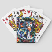 多くの文化で猫はマグカを信じ持つことがある トランプ (裏面)