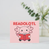 多くの書籍のポストカー読のReadolotlとAxolotl ポストカード (スタンド正面)