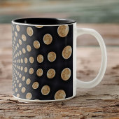 多くの月がマグカップを旋回する ツートーンマグカップ