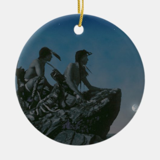 多くの月前に セラミックオーナメント (正面)