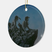 多くの月前に セラミックオーナメント (左)