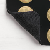 多くの月 – 赤い独身の雄鶏 マウスパッド (コーナー)