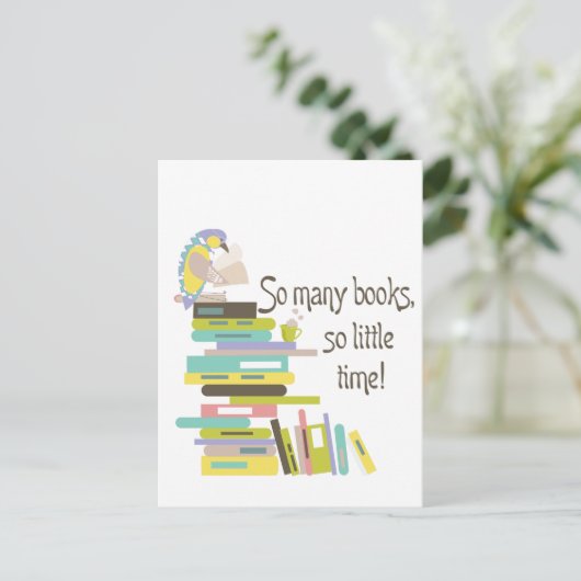 多くの本なので、少し時間はがき ポストカード (スタンド正面)