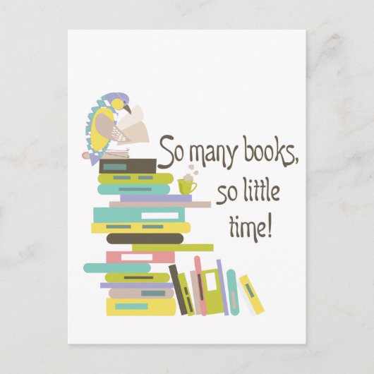 多くの本なので、少し時間はがき ポストカード (正面)